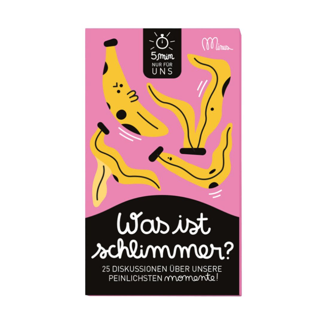 Fragenkartenspiel  'Was ist schlimmer'