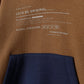Kapuzensweatshirt mit Farbblock-Design