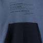 Kapuzensweatshirt mit Farbblock-Design blau
