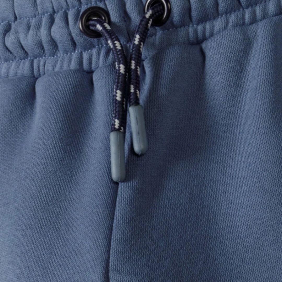 Kapuzensweatshirt mit Farbblock-Design blau