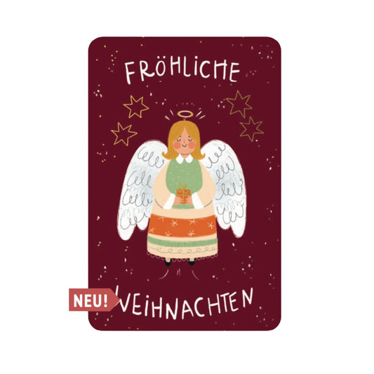 Postkarte Kind Mind 'Fröhliche Weihnachten'