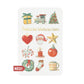 Postkarte Kind Mind 'Fröhliche Weihnachten Symbole'