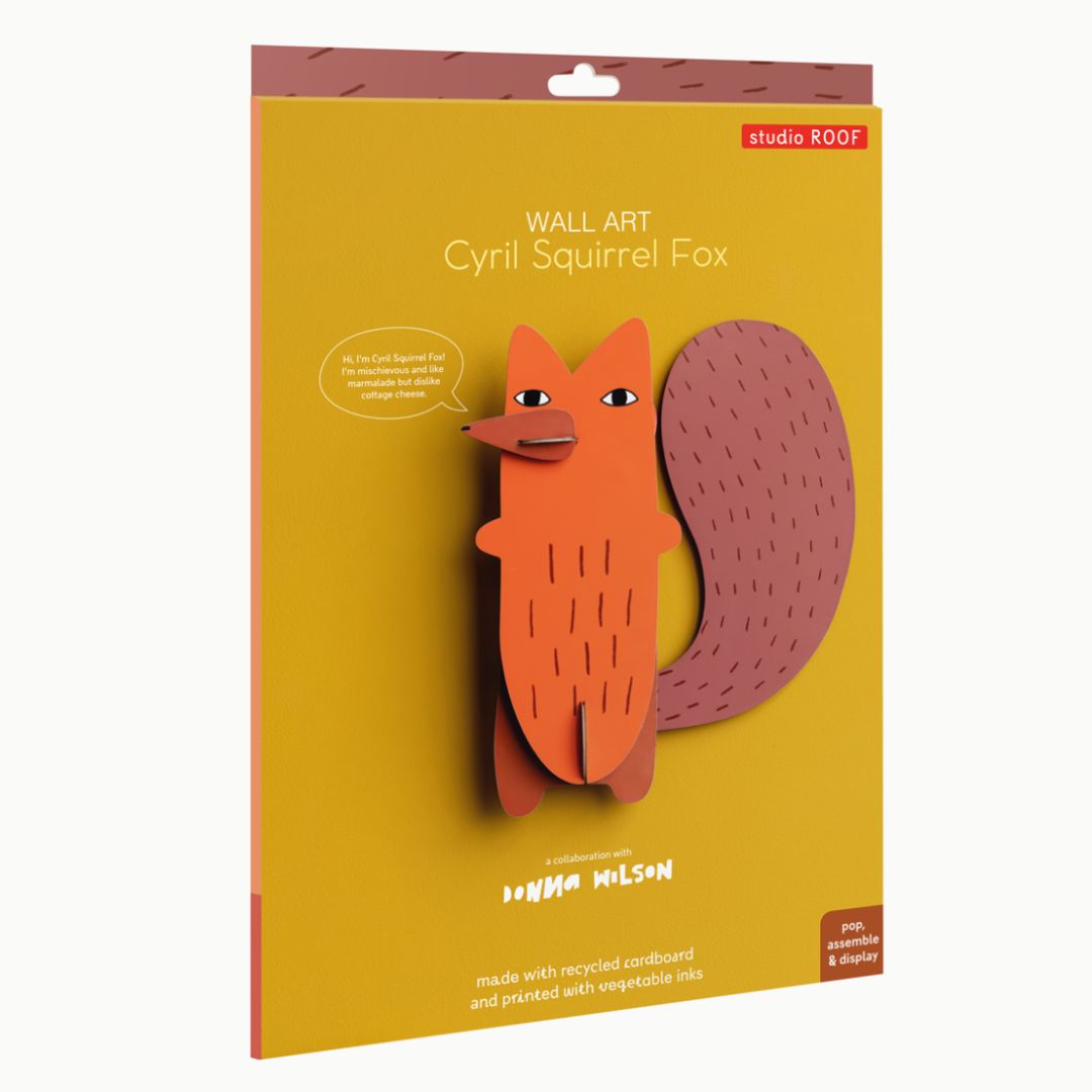Studio Roof | Wall Art Fuchs 'Cyril Squirrel Fox'