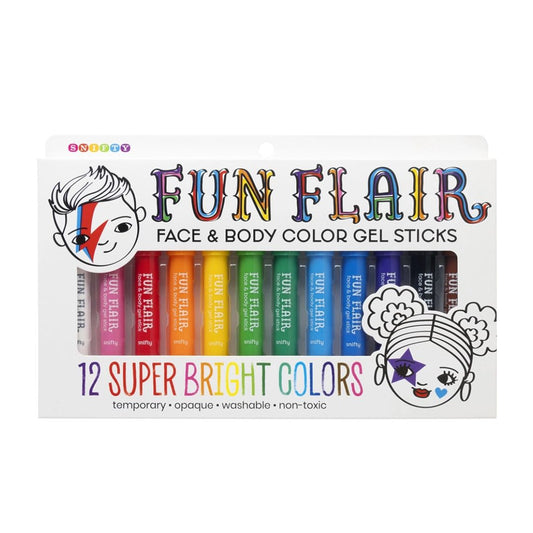 Fun Flair Gel-Stifte für Gesicht und Körper 'Face'n Body Color'