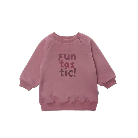 Sweatshirt in blush mit Print 'Funtastic'