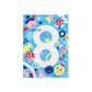 Geburtstagskarte 'Nummer 8'