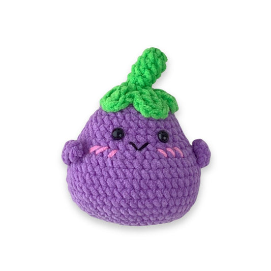 Gehäkeltes Jellycat-Plüschtier 'Aubergine'