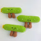 Gehäkeltes Jellycat-Plüschtier 'Gurke'