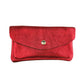 Damen Brieftasche aus Leder rot