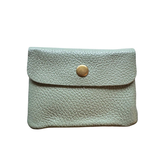 Damen Geldbörse aus Leder klein mint