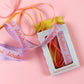 Geschenkband-Set „Schulkind“ flieder/rosa/gelb