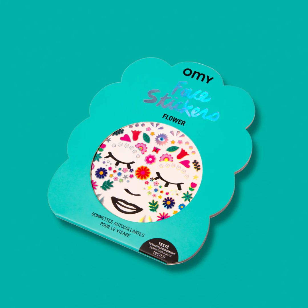 Gesichts Sticker 'Flowers'