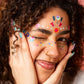 Gesichts Sticker 'Flowers'