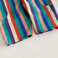 Gestreifte Loose Pants 'Dungarees' multicolor