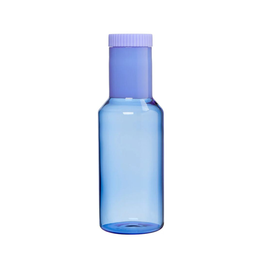 Tube Glaskaraffe 1 Liter blau