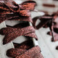 Schnürsenkel Glitzer rotbraun