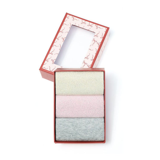 Glitzersocken aus Baumwolle 'Shine Bright' grey/rosa/champagner