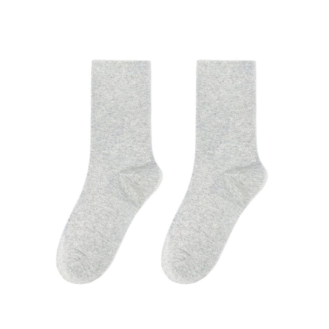 Glitzersocken aus Baumwolle 'Shine Bright' grey/rosa/champagner