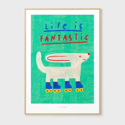 Kunstdruck A4 'Life is funtastic'