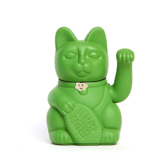 Luckycat Chinesische Glückskatze grün - Luck To Your Relatives