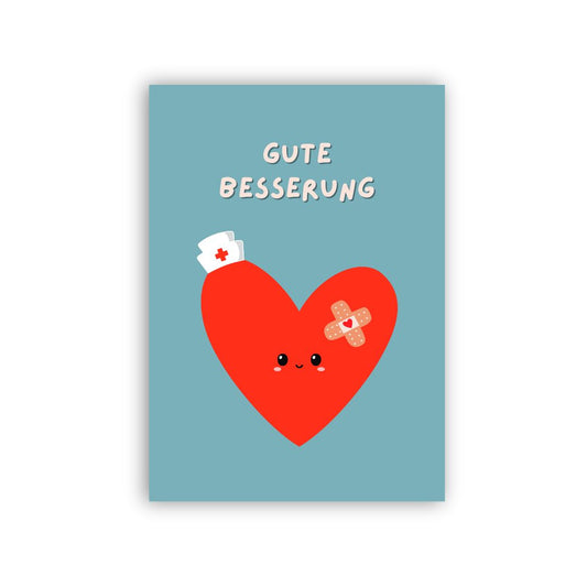 Postkarte 'Gute Besserung'