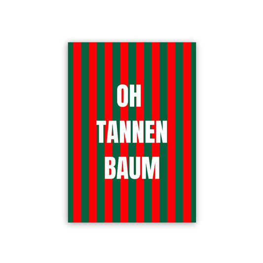 Postkarte 'Oh Tannenbaum'