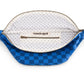 Karierte Gürteltasche Griechisch-blau/marineblau