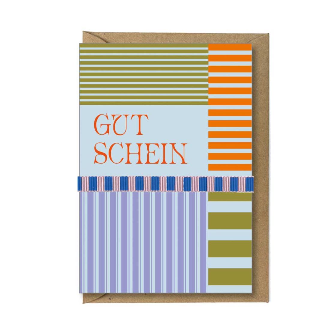 Klappkarte 'Gutschein'