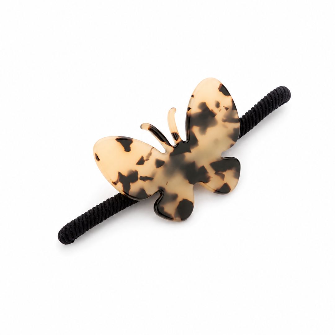 Haargummi 'Butterfly' leo/schwarz