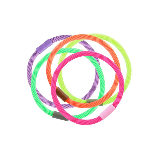 Haargummi elastisch und geflochten in Fancy-Farben random