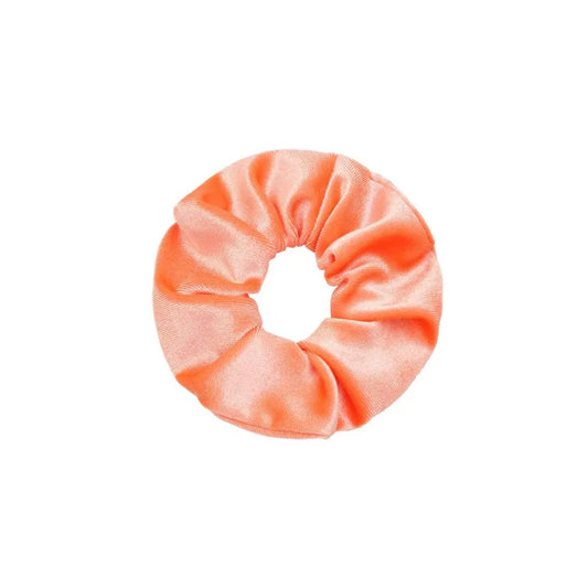 Damen Scrunchie Sweet Velvet Orange Samt