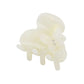 Kleine Haarklammer mit Schmetterling cream
