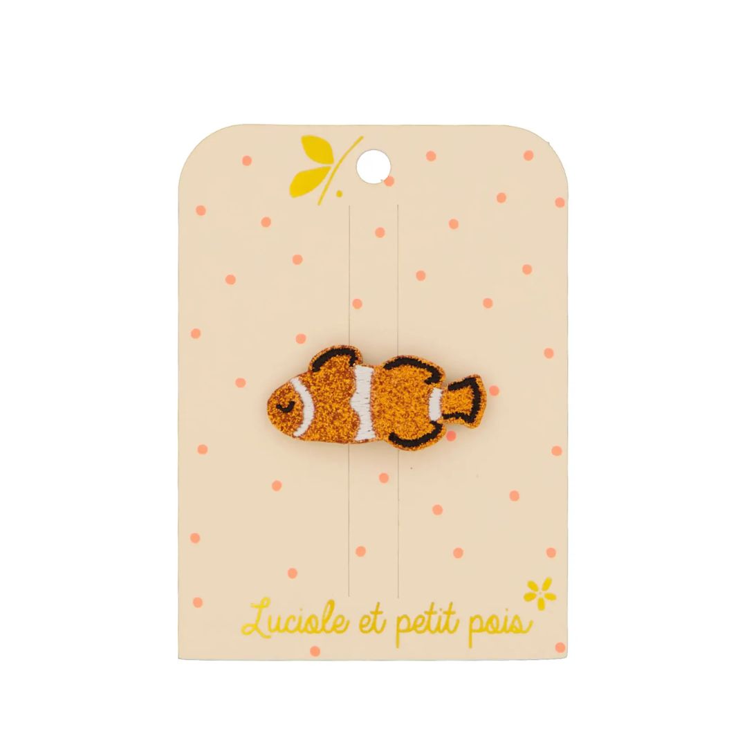 Haarspange 'Clown-Fischclip'