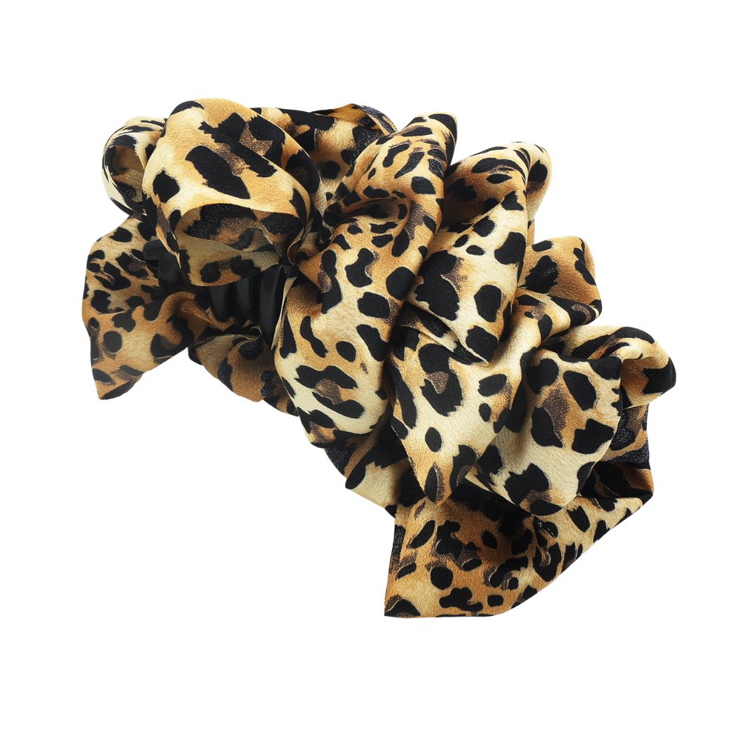 Haarspange mit Leopardenmuster