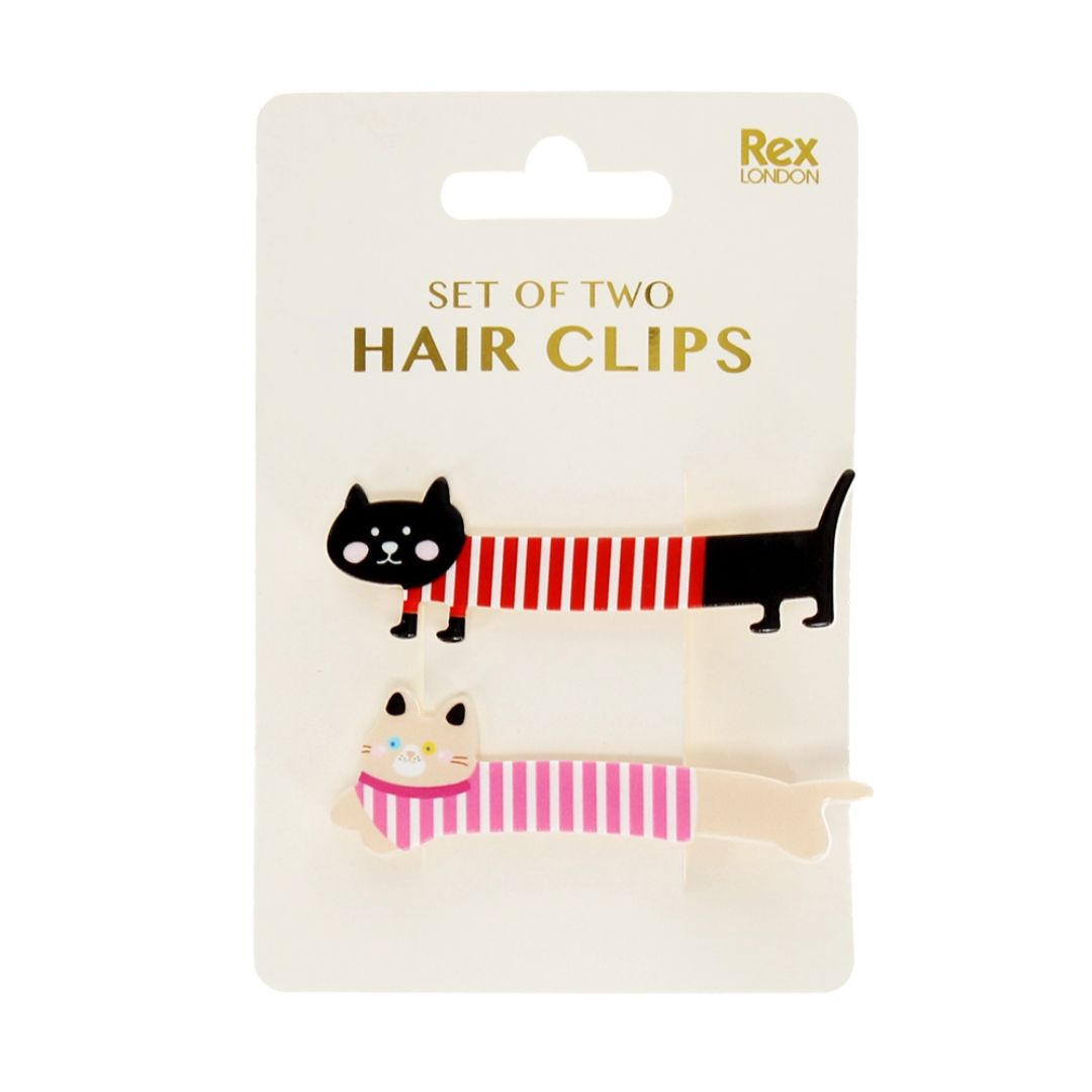 Haarspangen (2er-Set) 'Katzen'