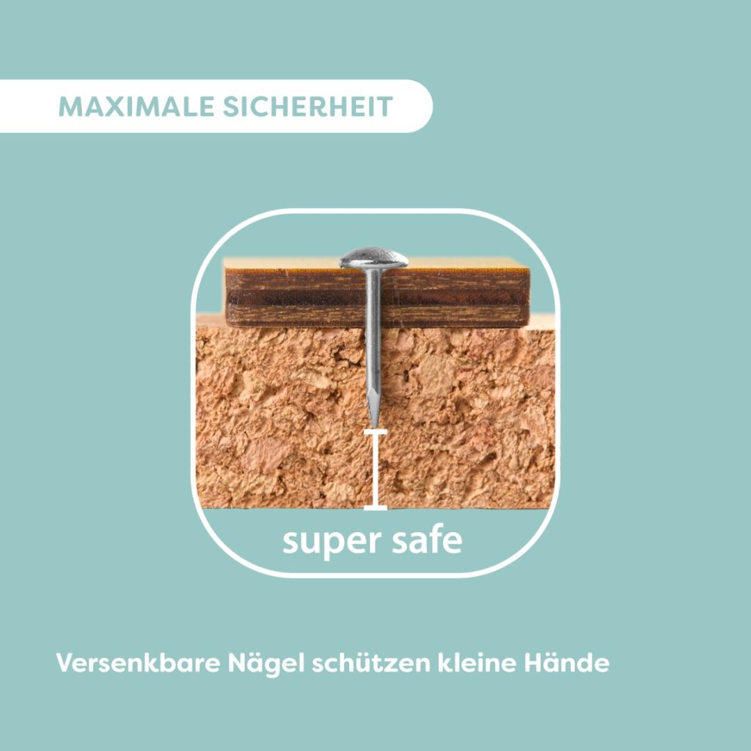 Hammer-Nagelspiel für Kinder 'Geo-Formen'