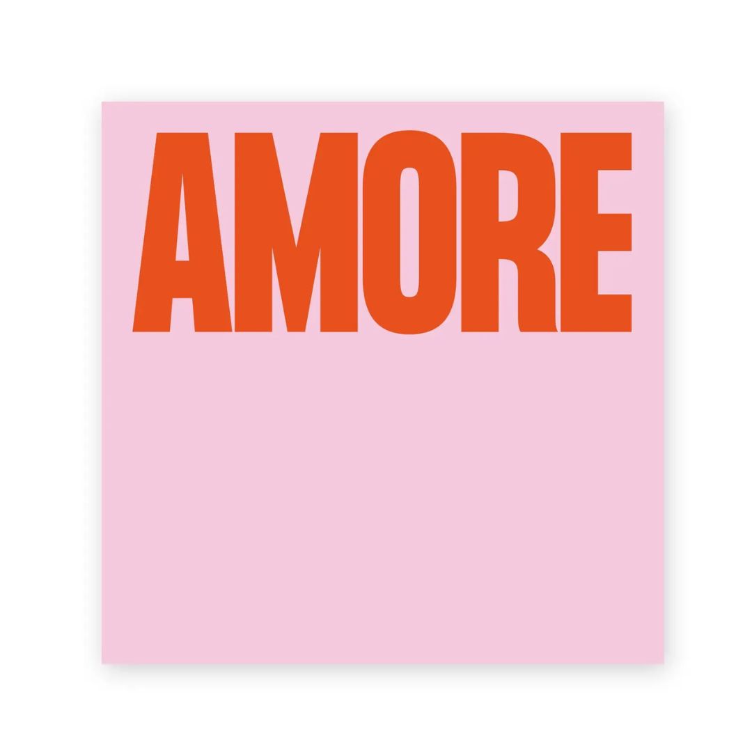 NAVUCKO | Haftnotizen 'Sticky Notes AMORE' rosa/rot