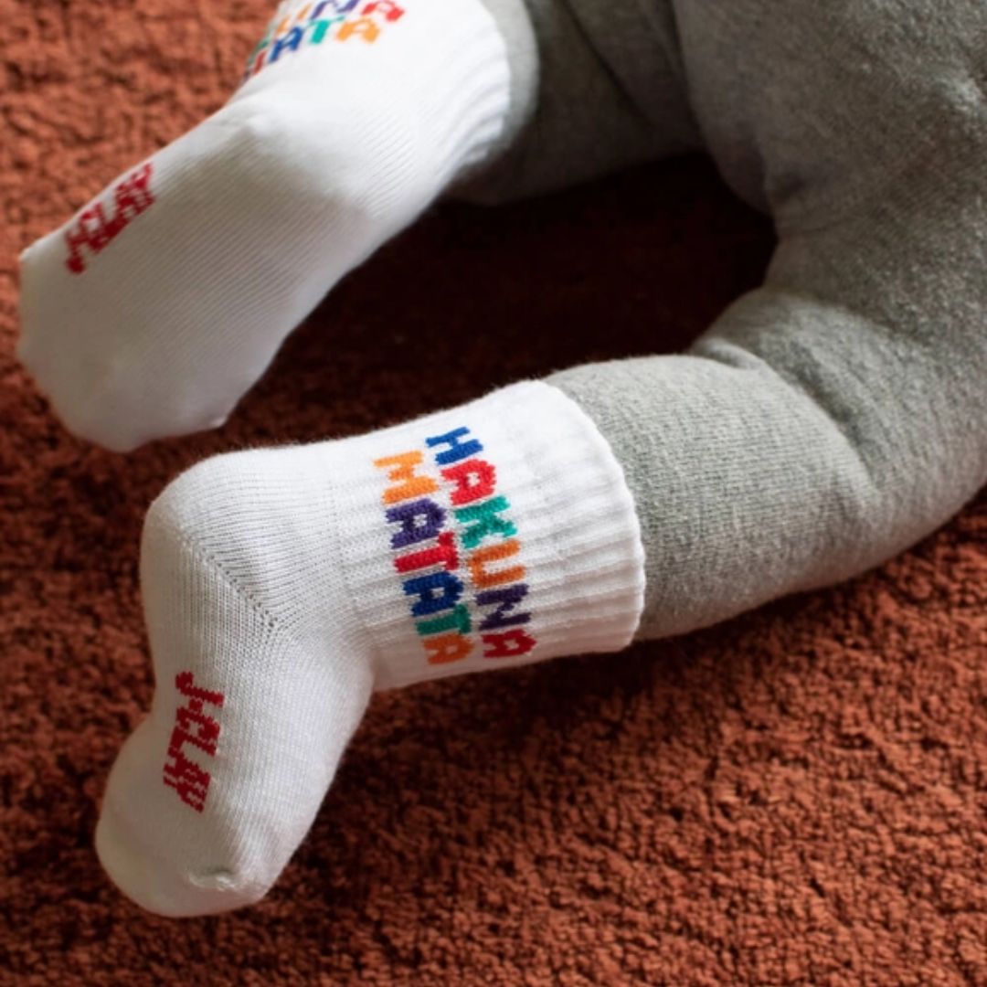 Tennis Socken für Kinder 'Hakuna Matata'