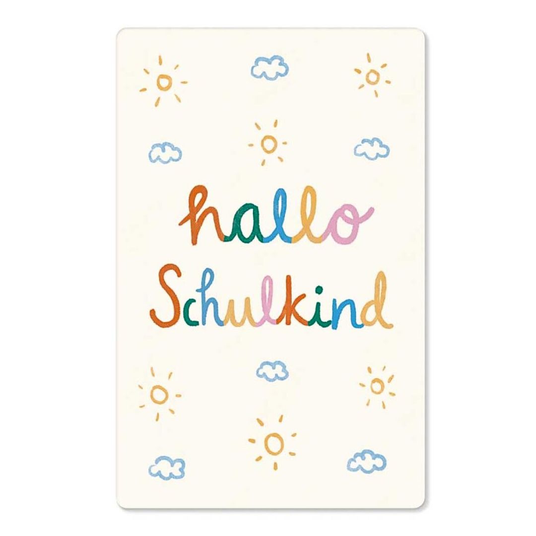 KIND MIND Karte | hallo schulkind