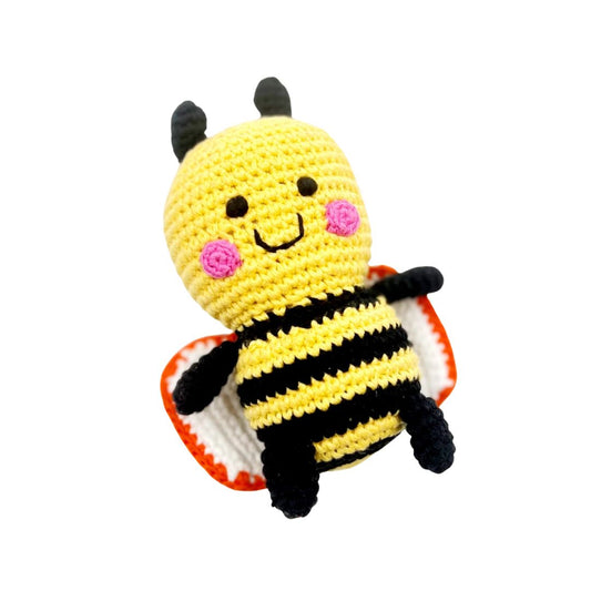 Handgemachte Baby Rassel 'Hummel'