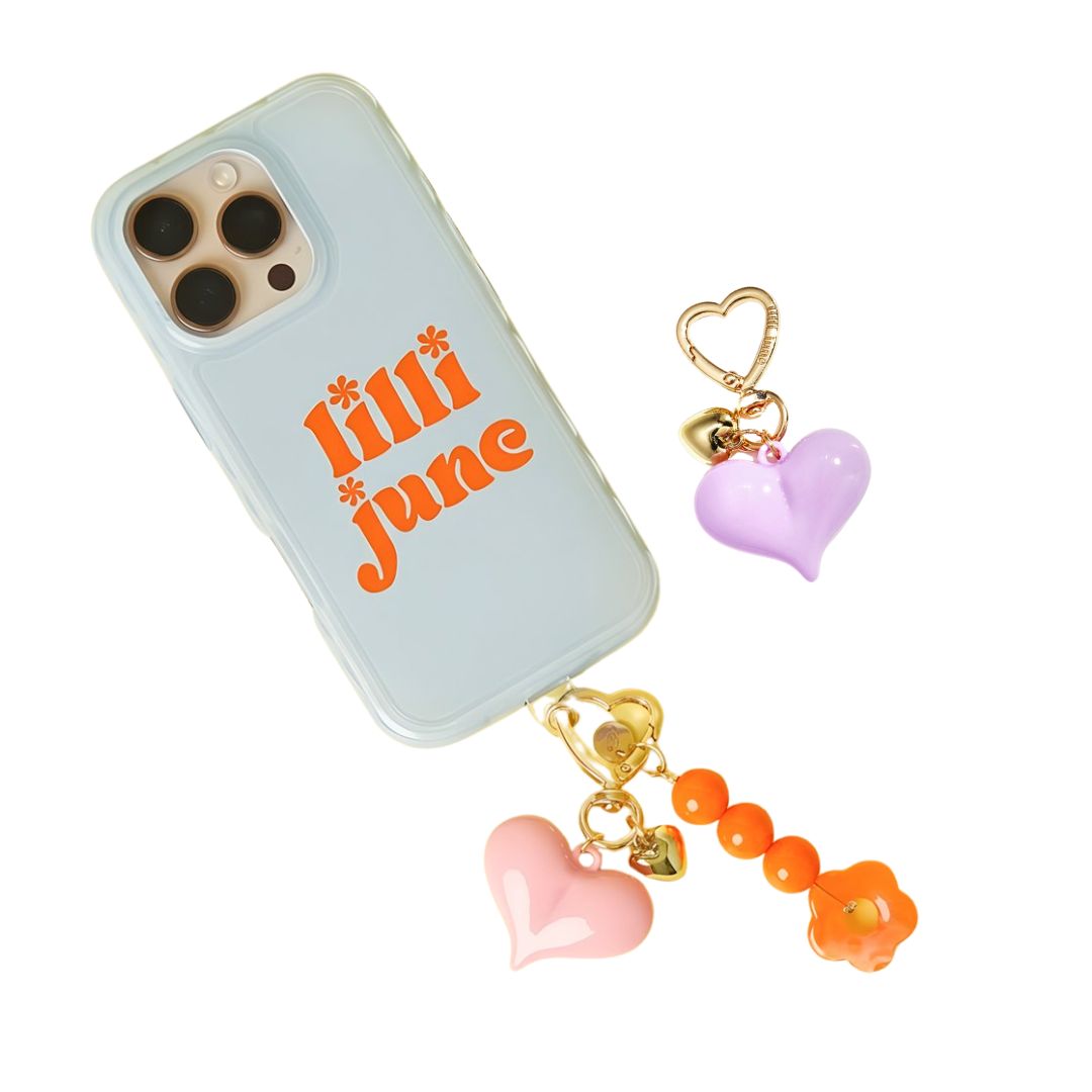Taschen und Handy Anhänger 'Heart Charms'