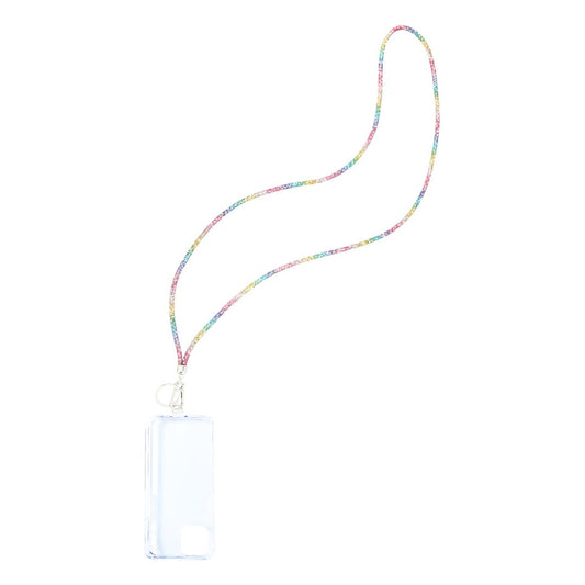 Handykette lang mit Glamoureffekt multicolor