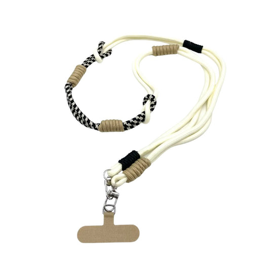 Handykette lang beige