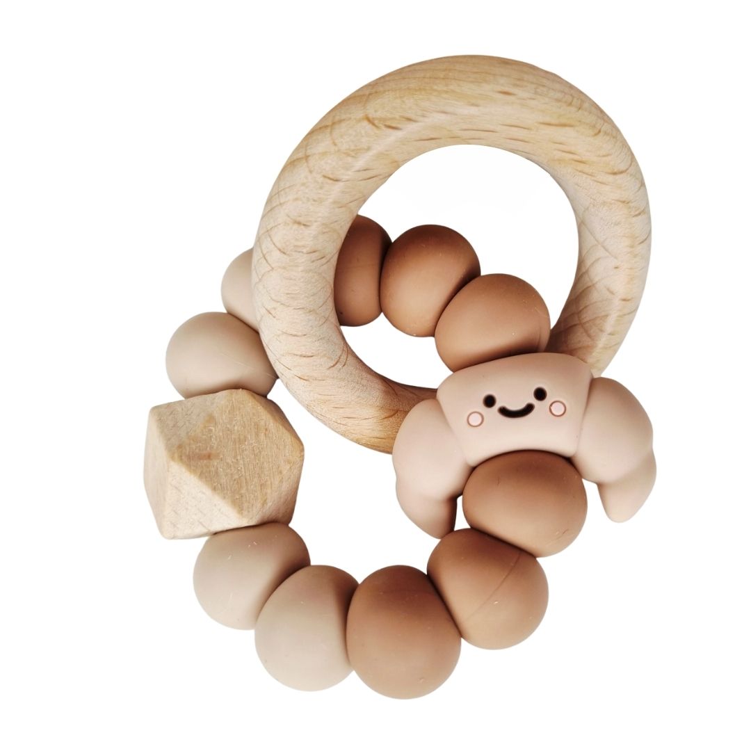 Happy Beißring 'Croissant' bronze