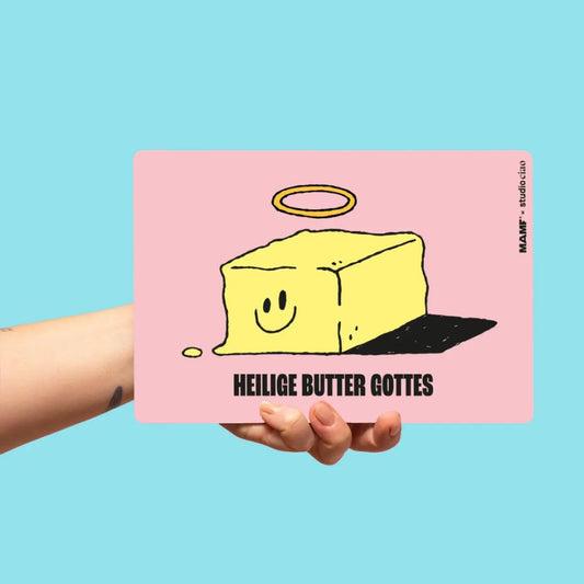 Frühstücksbrettchen 'Heilige Butter Gottes'