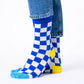 Herren Socken mit Karomuster mehrfarbig marina bay