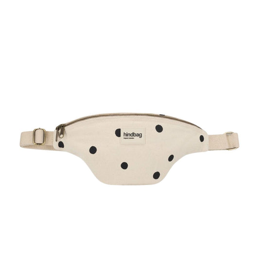 Damen Gürteltasche 'Olivia Punkte' ecru