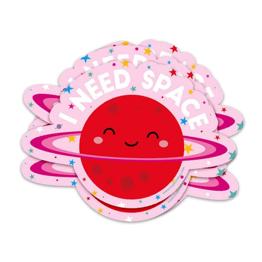 Spülmaschinenfester Sticker 'I NEED SPACE'