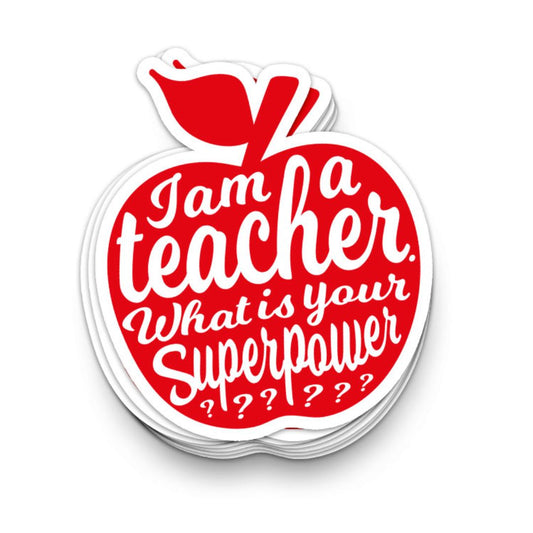Sticker 'I am a teacher'