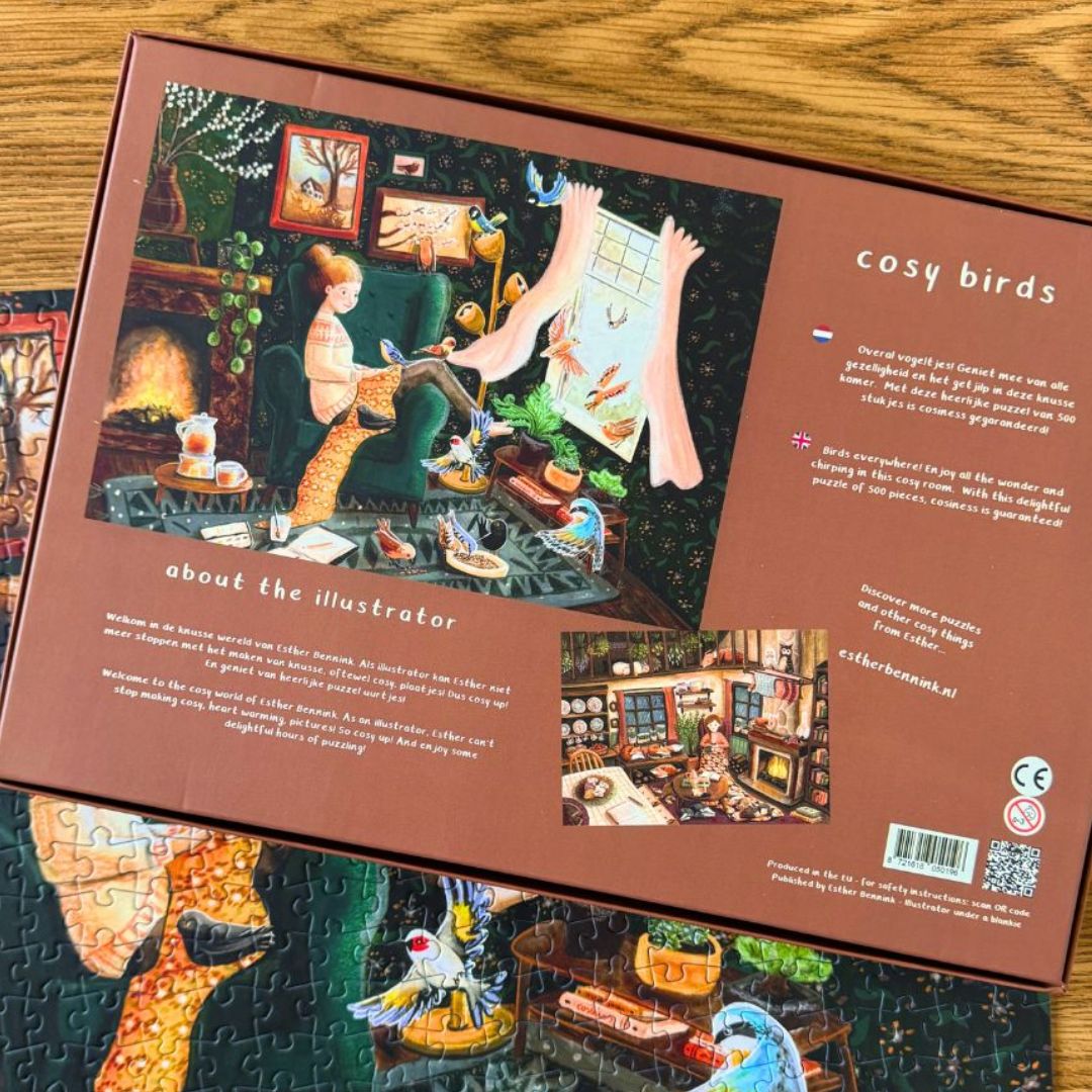 Gemütliches Puzzle 'Cosy Birds' 500 Teile